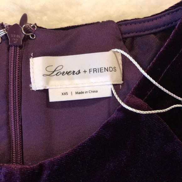 Lovers + Friends NETTIE MINI DRESS IN PLUM - Picture 8 of 8